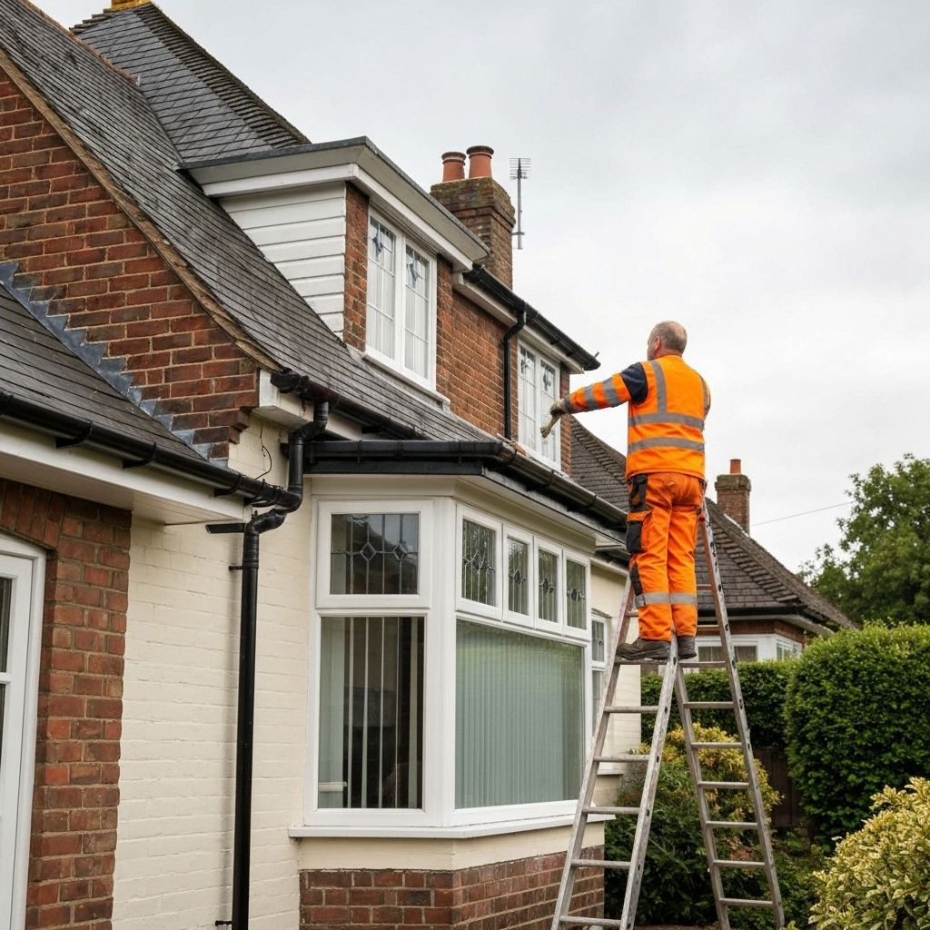 Professional exterior maintenance on UK property